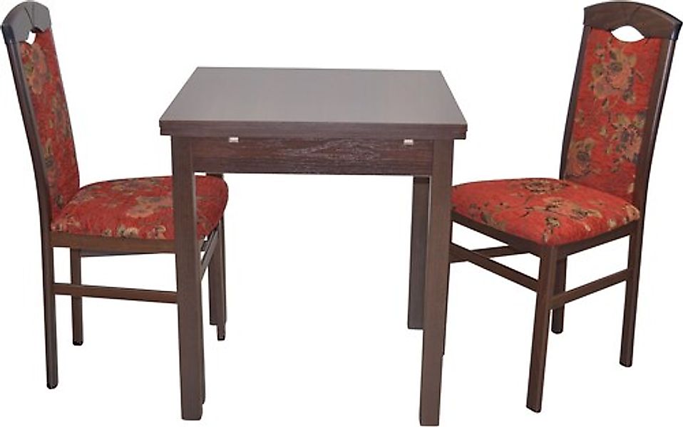 HOFMANN LIVING AND MORE Essgruppe »Berta« Spar-Set, 1 Tisch, 2 Stühle, 3 St günstig online kaufen