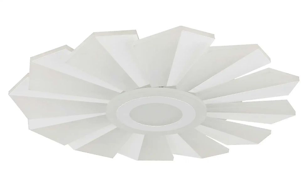 Globo Lighting Deckenleuchte   ¦ weiß ¦ Maße (cm): B: 50 H: 7,5  Ø: 50 Lamp günstig online kaufen