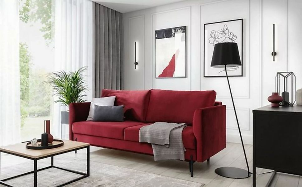 Luxusbetten24 Schlafsofa Designer Sofa Renila, mit Schlaffunktion und Staur günstig online kaufen