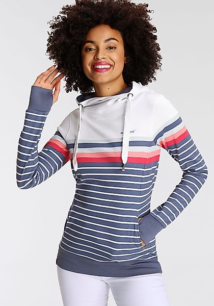 KangaROOS Kapuzensweatshirt Langarm mit Daumenlöchern, bequem günstig online kaufen