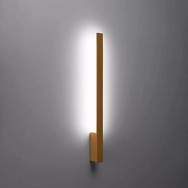 famlights | LED Wandleuchte Laren in Gold 15W 1725lm 4000K günstig online kaufen