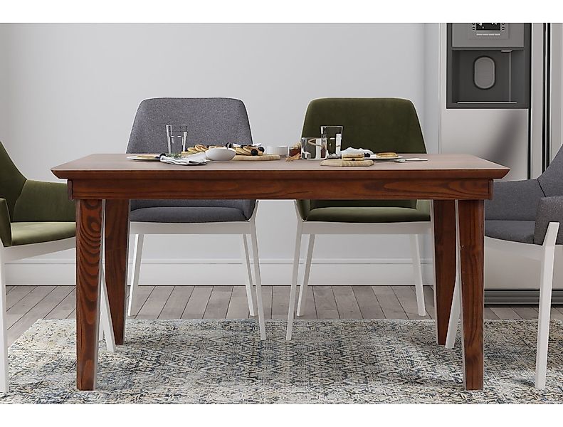 loft24 Esstisch Winston, mit Ausziehfunktion, FSC®-zertifiziert, Landhausst günstig online kaufen