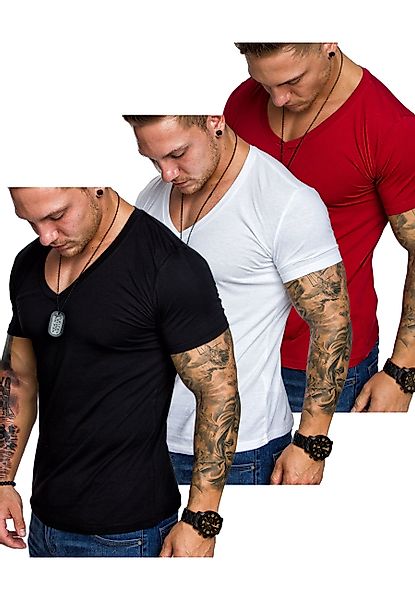 Amaci&Sons T-Shirt 3. EUGENE Herren 3er-Pack günstig online kaufen