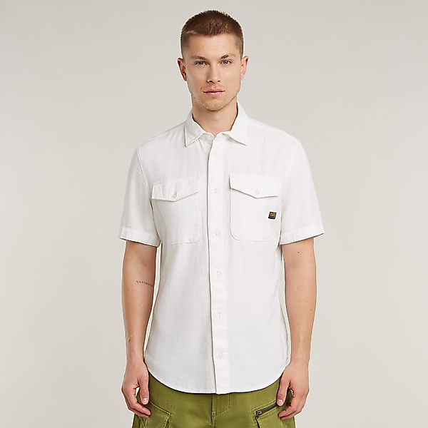 G-STAR Kurzarmhemd Marine Slim Shirt mit günstig online kaufen