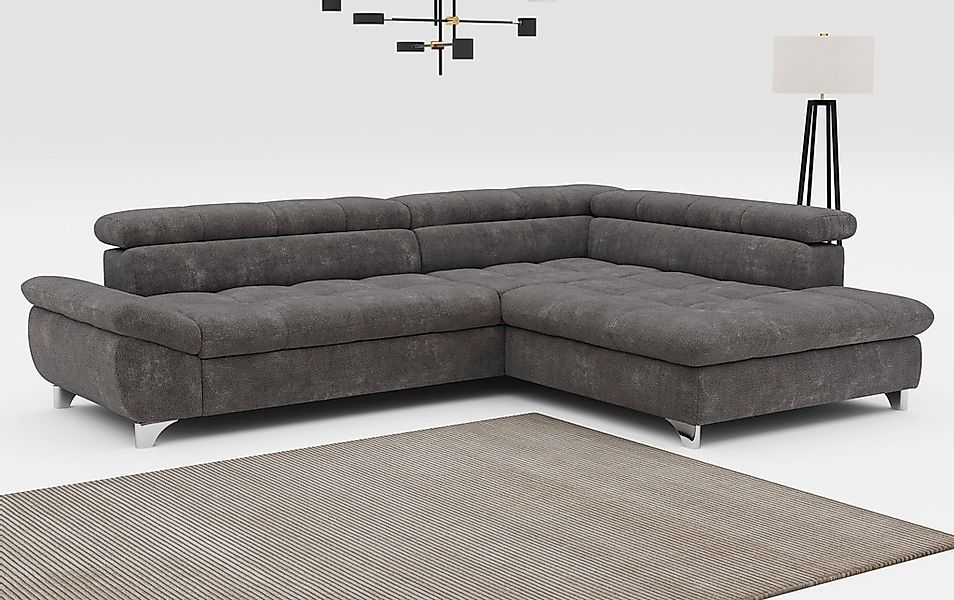 COTTA Ecksofa "Gemini L-Form", mit Kopfverstellung, optional mit Schlaffunk günstig online kaufen