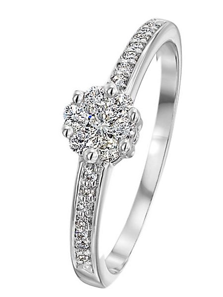 CHRIST Diamantring CHRIST Damen-Damenring 585er Weißgold günstig online kaufen