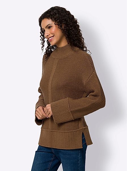 heine Strickpullover Stehkragenpullover günstig online kaufen