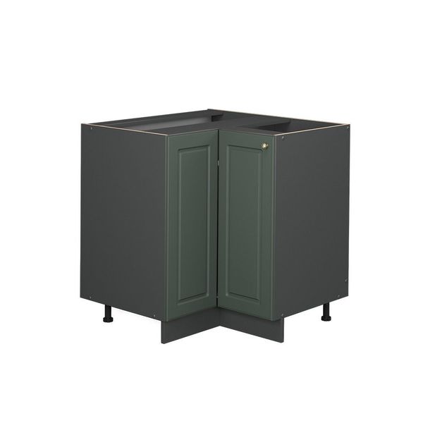 Vicco Eckunterschrank Fame-Line, Grün-Gold Landhaus/Anthrazit, 80.5 günstig online kaufen
