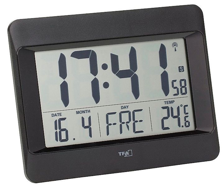 TFA Dostmann Funkwanduhr TFA 60.4519.01 digitale günstig online kaufen