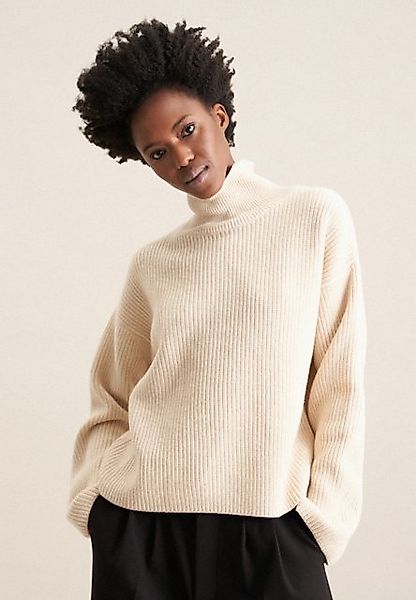 seidensticker Strickpullover Schwarze Rose Langarm Rollkragen Uni günstig online kaufen