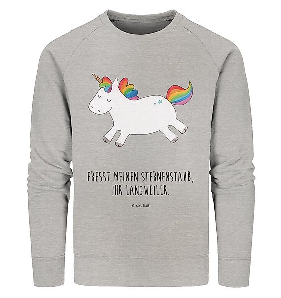 Mr. & Mrs. Panda Longpullover Einhorn Happy Größe XXL - Heather Grey - Gesc günstig online kaufen