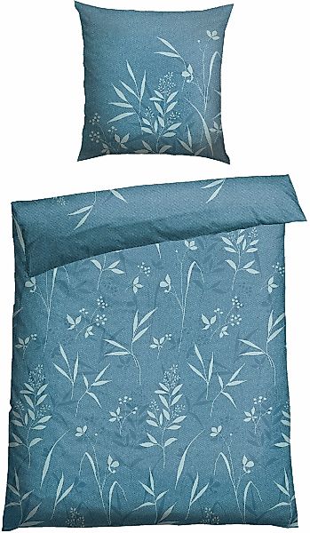 Schiesser Bettwäsche "Kicky aus weicher Baumwolle in cooler Jeansoptik mit günstig online kaufen