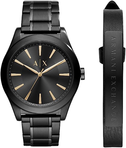 ARMANI EXCHANGE Quarzuhr AX7102, (Set, 2-tlg., günstig online kaufen