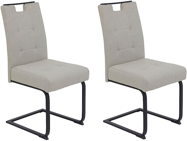 HELA Freischwinger WIEN, Esszimmerstuhl, Komfortstuhl (Set, 2 St), Flachroh günstig online kaufen