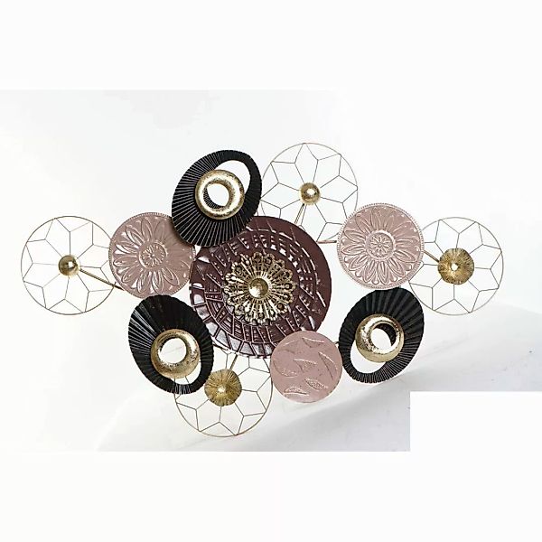 Wanddekoration Dkd Home Decor Rosa Golden Metall (122 X 9 X 73.7 Cm) günstig online kaufen