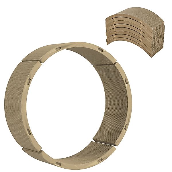 PawHut Kratzbrett Wellpappe Kratzmatten für Katzenlaufrad, (Kratzpappe, 8-t günstig online kaufen