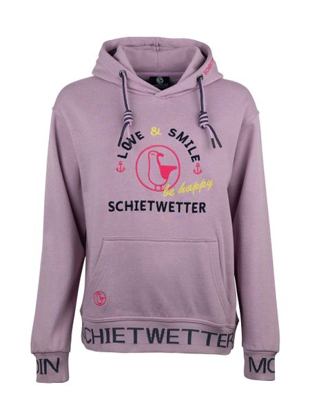 Schietwetter Kapuzenpullover Damen Hoodie "Marie Meersalz" günstig online kaufen