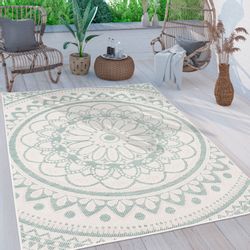 Paco Home Teppich "Brescia 471" rechteckig 4 mm Höhe Flachgewebe, modernes günstig online kaufen