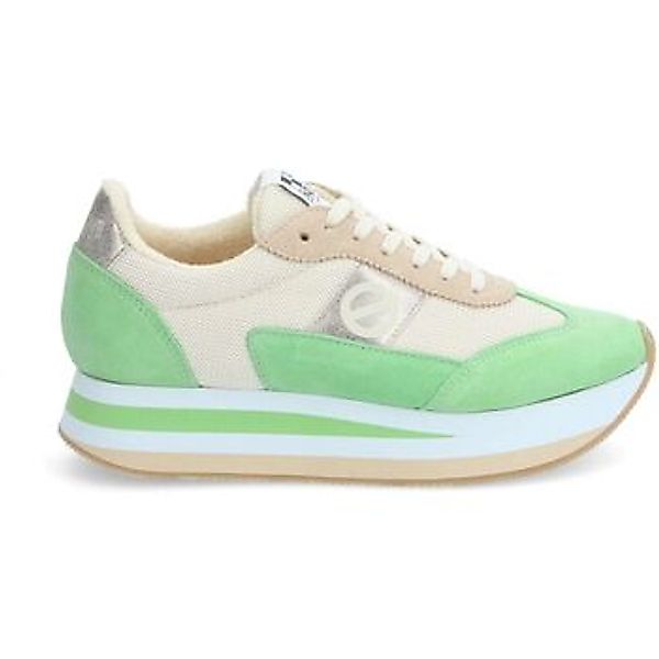 No Name  Sneaker FLEX M JOGGER W - SUEDE/SDE/KNIT - VERT/BEIGE/BLANC CASSE günstig online kaufen