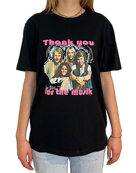 Sidney Maurer T-Shirt "Thank you for the music" (Stück, 1-tlg., Stück) mit günstig online kaufen