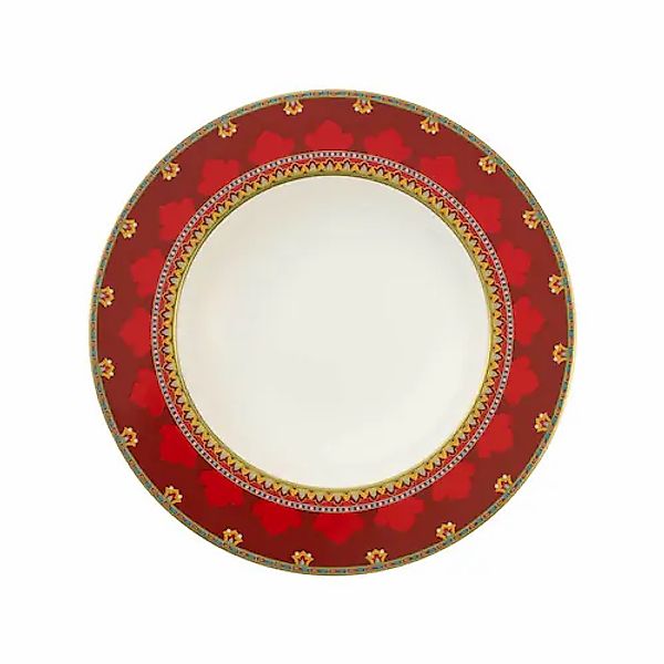 Villeroy & Boch Suppenteller »Suppenteller Samarkand Rubin ø 24,8 cm bunt« günstig online kaufen