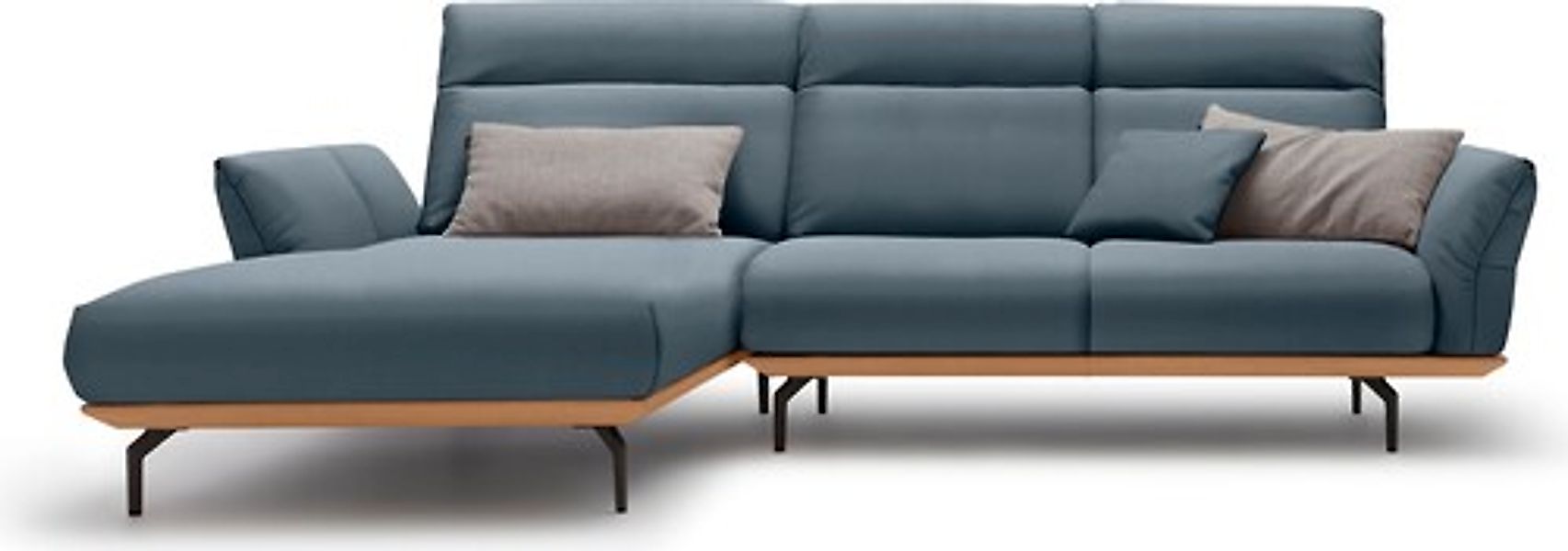 Creation BY ROLF BENZ Ecksofa »CR.460«, Sockel in Eiche, Alugussfüße in umb günstig online kaufen