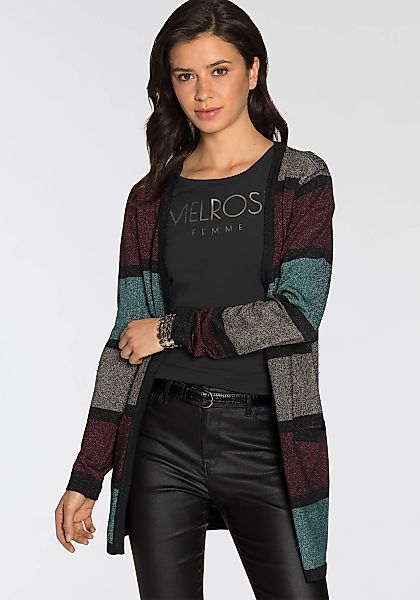 Melrose Longstrickjacke, aus weichem Glitzergarn günstig online kaufen