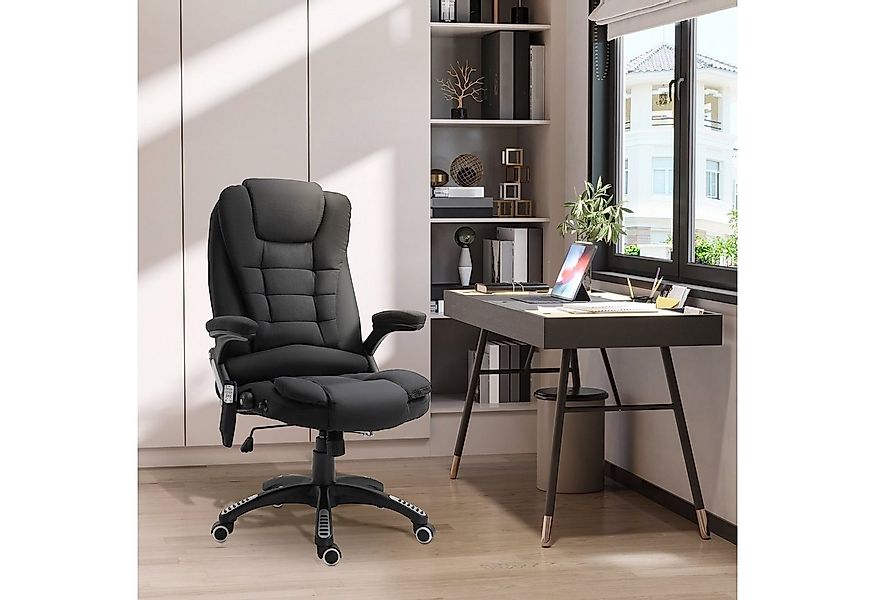 Vinsetto Schreibtischstuhl Bürostuhl mit Massagefunktion, mit Wärmefunktion günstig online kaufen