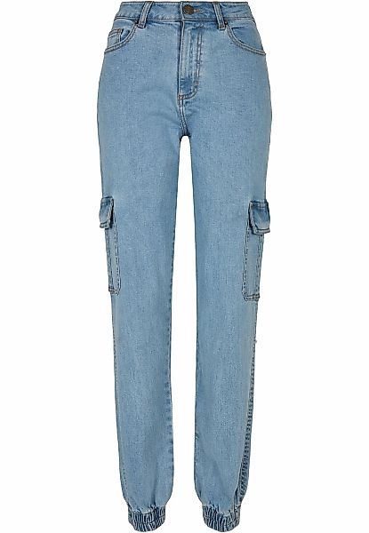URBAN CLASSICS Stoffhose "Urban Classics Damen Ladies Organic Stretch Denim günstig online kaufen