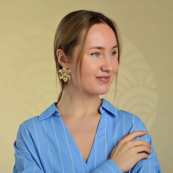 Adelia´s Paar Ohrhänger "Damen Ohrringe – Ohrstecker Blume aus Edelstahl" I günstig online kaufen