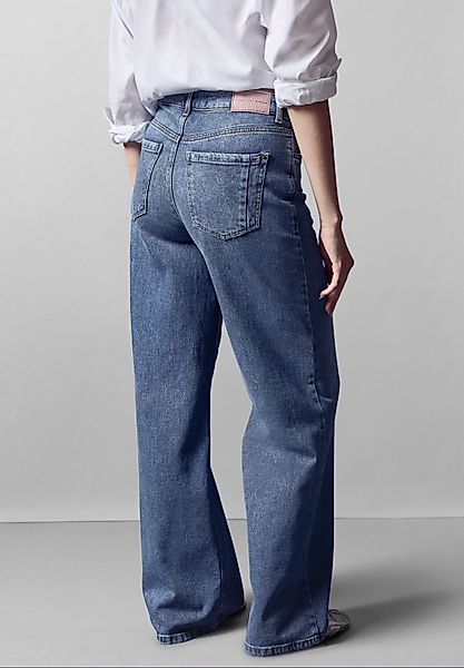 STREET ONE STUDIO Loose-fit-Jeans aus Baumwolle günstig online kaufen