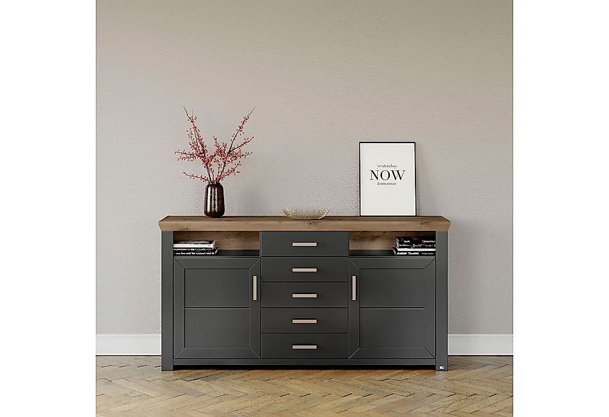 set one by Musterring Sideboard York, Typ 55, mit viel Stauraum, im Landhau günstig online kaufen