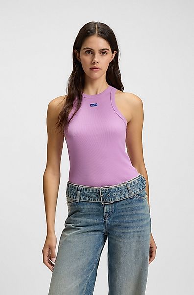 HUGO Blue Tanktop Easy Tank Rippware günstig online kaufen