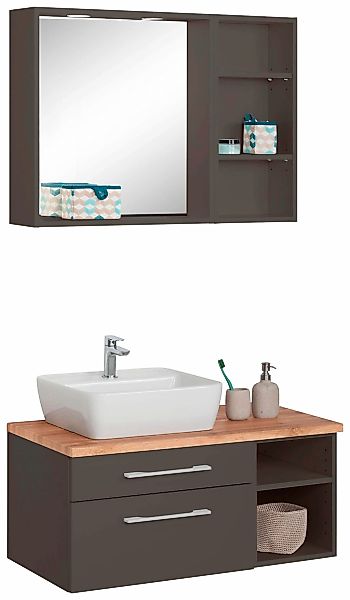 welltime Badmöbel-Set "Davos" 3 Stk. tlg. günstig online kaufen