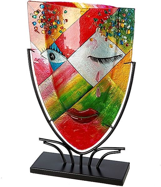 Casablanca by Gilde Tischvase »Gesichtsvase oval Dreaming orange H. 49 cm« günstig online kaufen