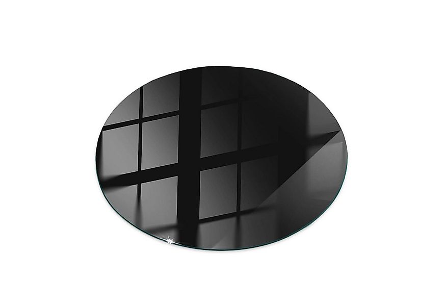 Tulup Tischplatte Glasplatte für Couchtisch Glatte schwarze Farbe Couchtisc günstig online kaufen