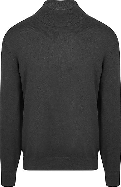Steppin' Out Rollkragenpullover Cotton Cashmere Anthrazit  - Größe M günstig online kaufen