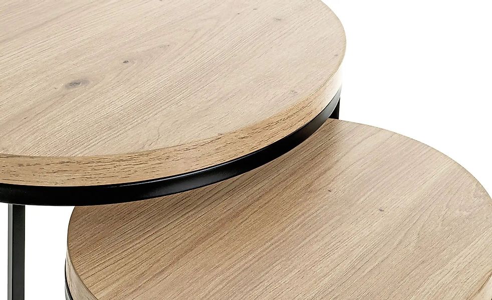 Beistelltisch 2er Set  Haiger ¦ holzfarben ¦ Maße (cm): H: 49  Ø: 45 Tische günstig online kaufen