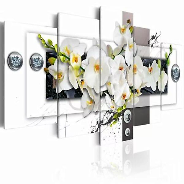 artgeist Wandbild Mechanical Orchid mehrfarbig Gr. 200 x 100 günstig online kaufen