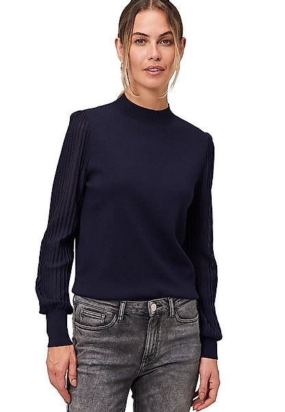 Zero Strickpullover Damen mit transparenten Ärmeln (1-tlg) weiteres Detail günstig online kaufen