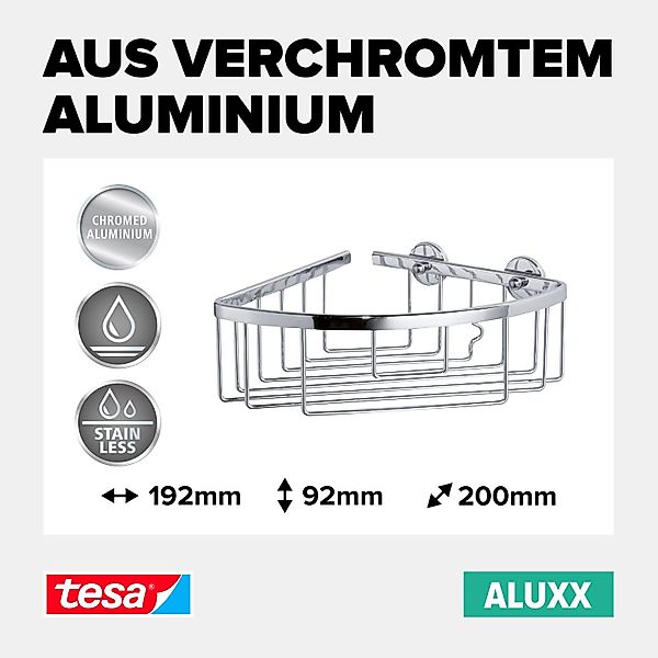 tesa Duschablage ALUXX Duscheckablagekorb ohne Bohren günstig online kaufen