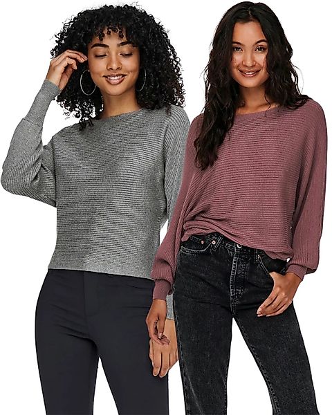 ONLY Langarmshirt Pullover mit Fledermausärmel im günstig online kaufen