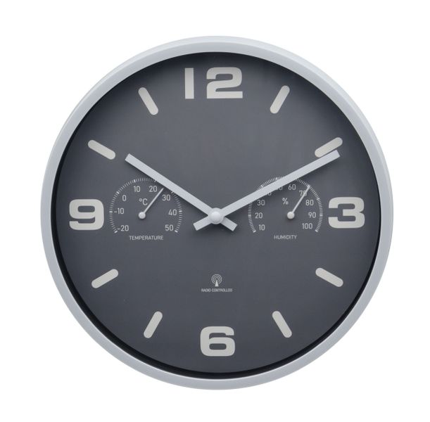 Miraval Funkwanduhr Design Funk-Wanduhr günstig online kaufen