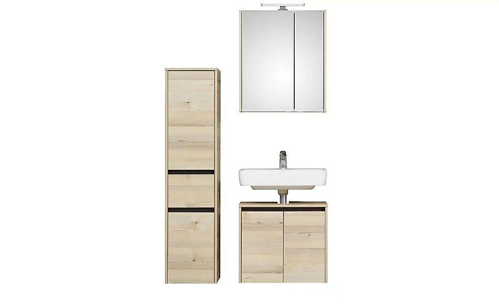 Badkombination  Dillinger See ¦ holzfarben ¦ Maße (cm): B: 95 H: 200 Schrän günstig online kaufen