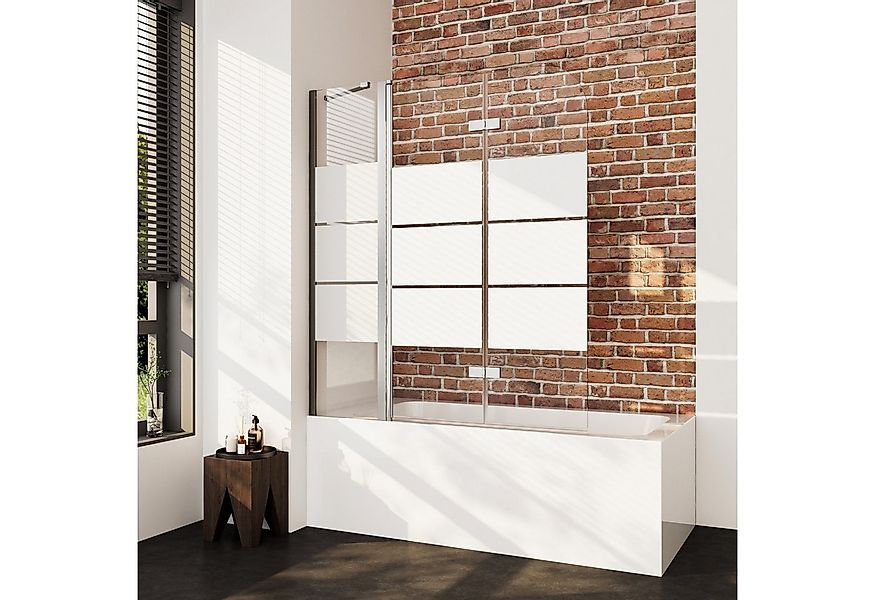 Boromal Badewannenaufsatz 3 teilig Faltwand Duschwand für Badewanne faltbar günstig online kaufen