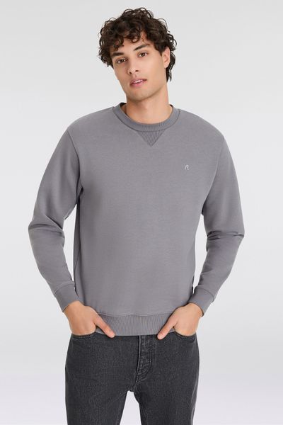 Replay Sweatshirt mit V-Einsatz am Halsausschnitt günstig online kaufen