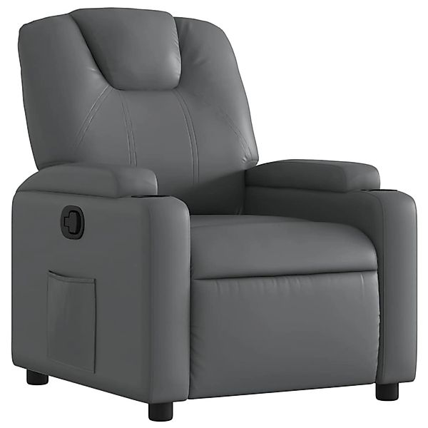 vidaXL Relaxsessel Grau Kunstleder 3205542 günstig online kaufen