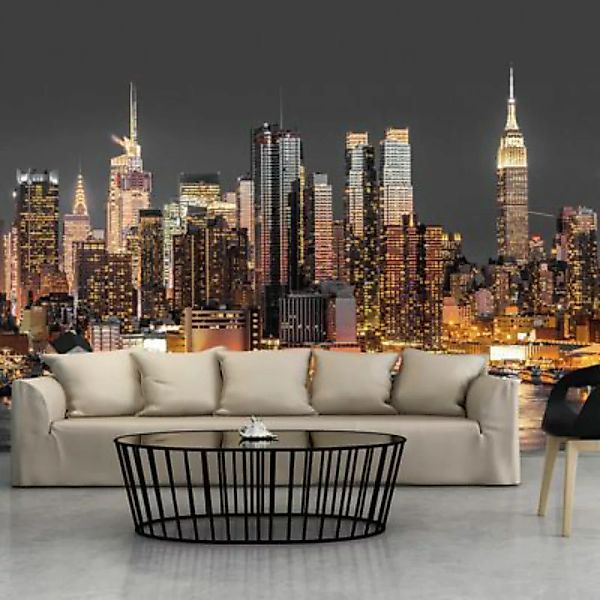 artgeist Fototapete NYC: Twilight mehrfarbig Gr. 300 x 210 günstig online kaufen