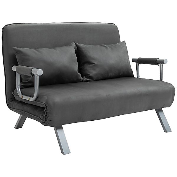 HOMCOM Schlafsofa Zweisitzer mit Bettfunktion, Einzelbett günstig online kaufen