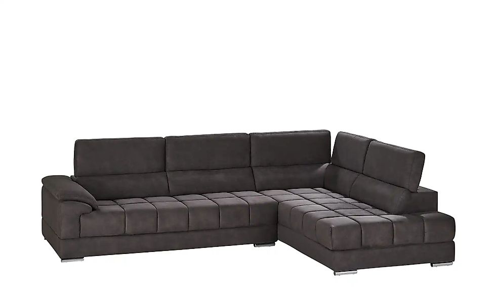 uno Ecksofa Mikrofaser Isabeli ¦ grau ¦ Maße (cm): B: 299 H: 72 T: 211.0 Po günstig online kaufen